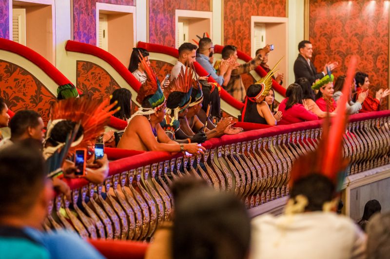 Representantes de vários Povos Indígenas do Pará marcaram a presença a cultura originária da Amazônia