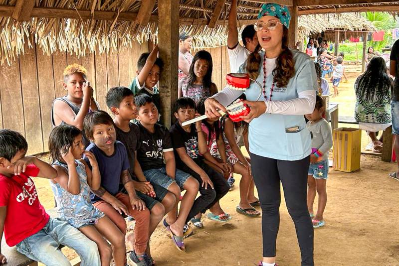 Atendimento médico para indígenas