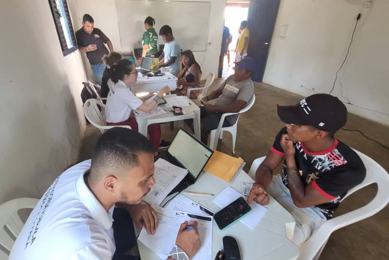 Emissão de documentos para povos indígenas