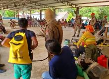Parceria do Corpo de Bombeiros e Secretaria dos Povos Indígenas qualificou cerca de 30 indígenas para atuação como brigadistas no Alto Tapajós