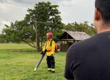 Indígenas do Território Alto Rio Guamá aprendem técnicas de brigada de incêndios
