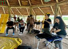 Indígenas do Território Alto Rio Guamá aprendem técnicas de brigada de incêndios