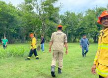 Ação integrada com o Corpo de Bombeiros Militar, Defesa Civil Municipal e Secretaria dos Povos Indígenas qualificou indígenas para combater o fogo