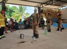 Parceria do Corpo de Bombeiros e Secretaria dos Povos Indígenas qualificou cerca de 30 indígenas para atuação como brigadistas no Alto Tapajós