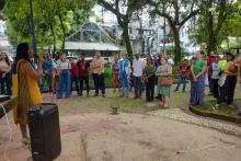 Indígenas venezuelanos celebram Dia Mundial do Refugiado, em Belém